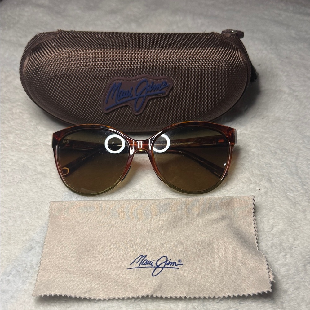 Maui Jim Italy Olu Olu MJ537-10A Brown Sunglasses